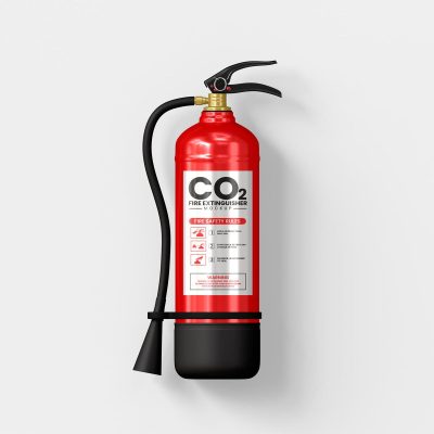 کپسول آتش‌نشانی CO2 برای خاموش کردن آتش‌